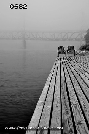 0682 chairs on dock & Meridian Bridge