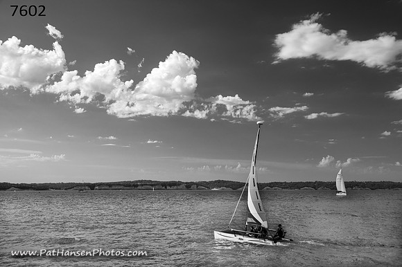 7602 hobie cat on L&C Lake