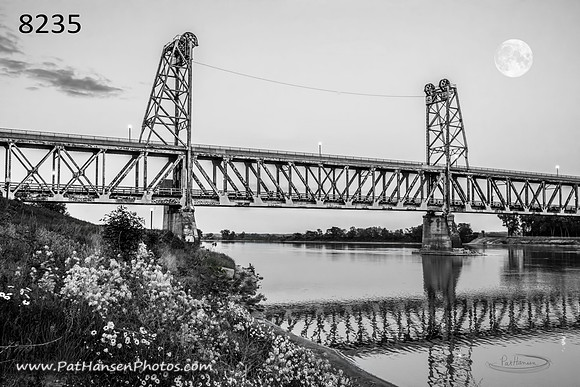 8235 Meridian Bridge, moon, & flowers