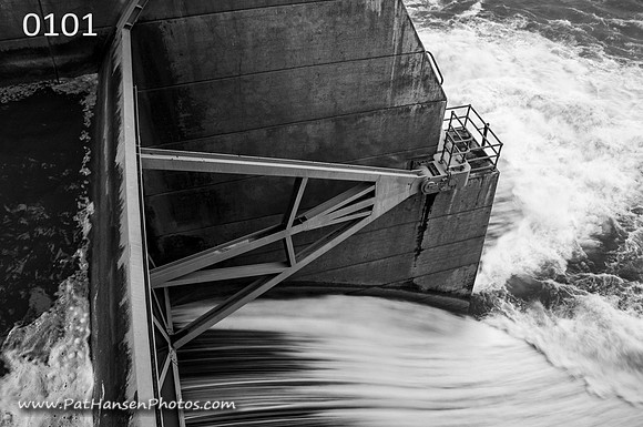 0101 Gavins Point Dam spillway from above