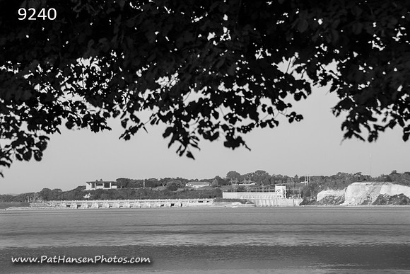 9240 Gavins Point Dam with tree overhang