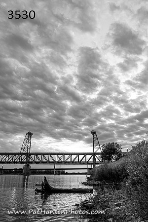 3530 Meridian Bridge & clouds #3