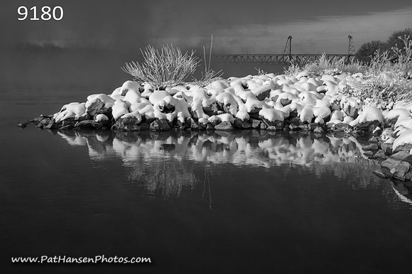 9180 snowy rocks & Meridian Bridge H #5